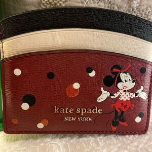 Kate Spade Disney Minnie Mouse card holder